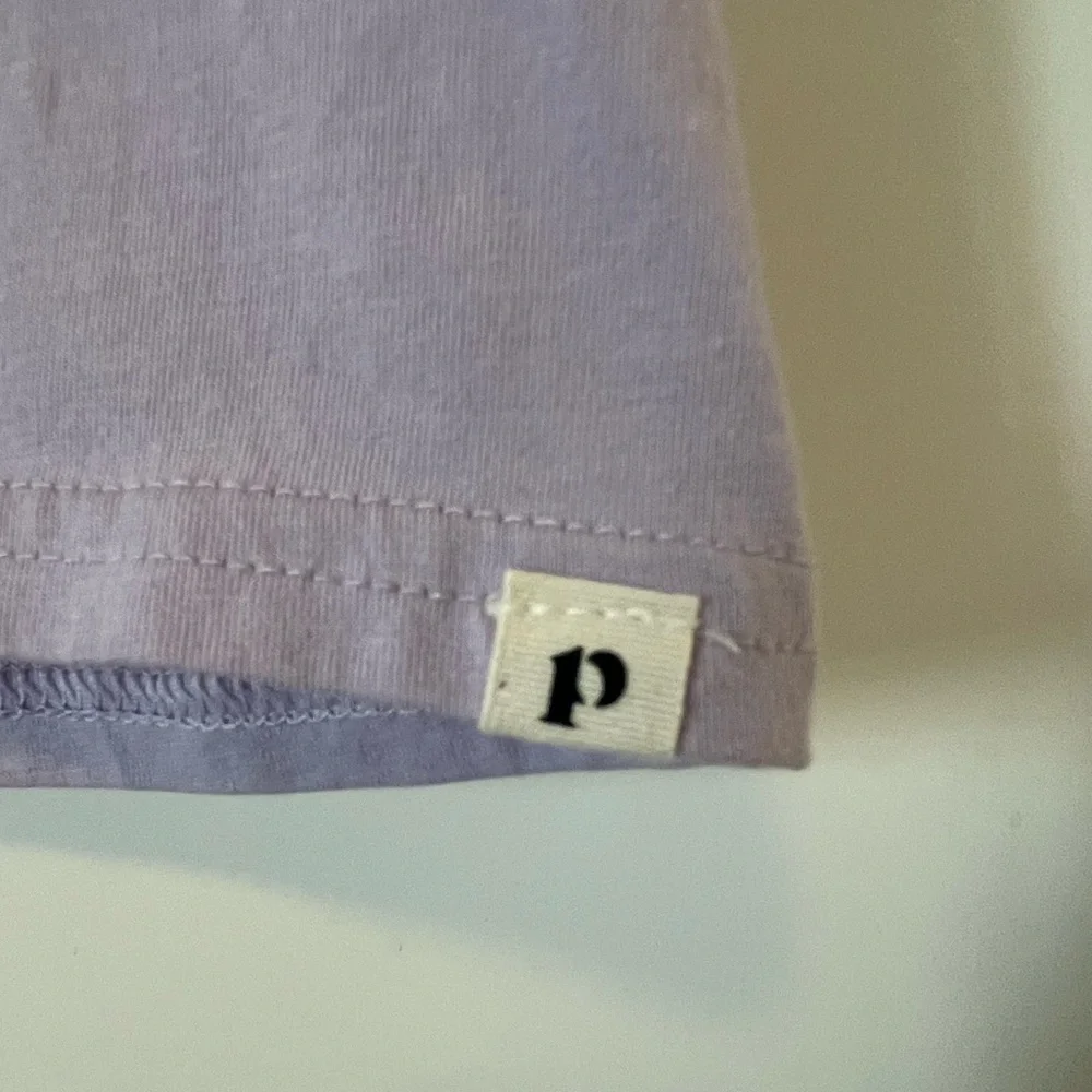 Pact Light Purple V-Neck Tee, 100% Organic Cotton, Size M - Picture 3 of 5